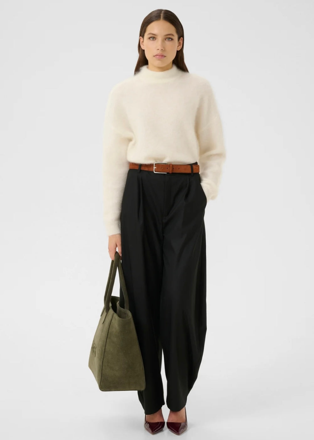 Debbie pullover Egret