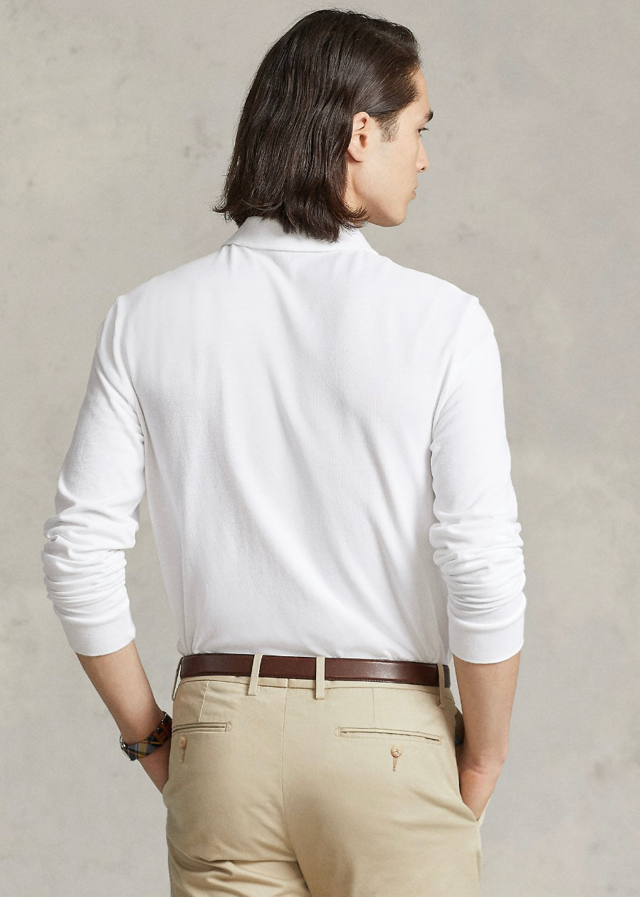 Mesh Polo shirt White