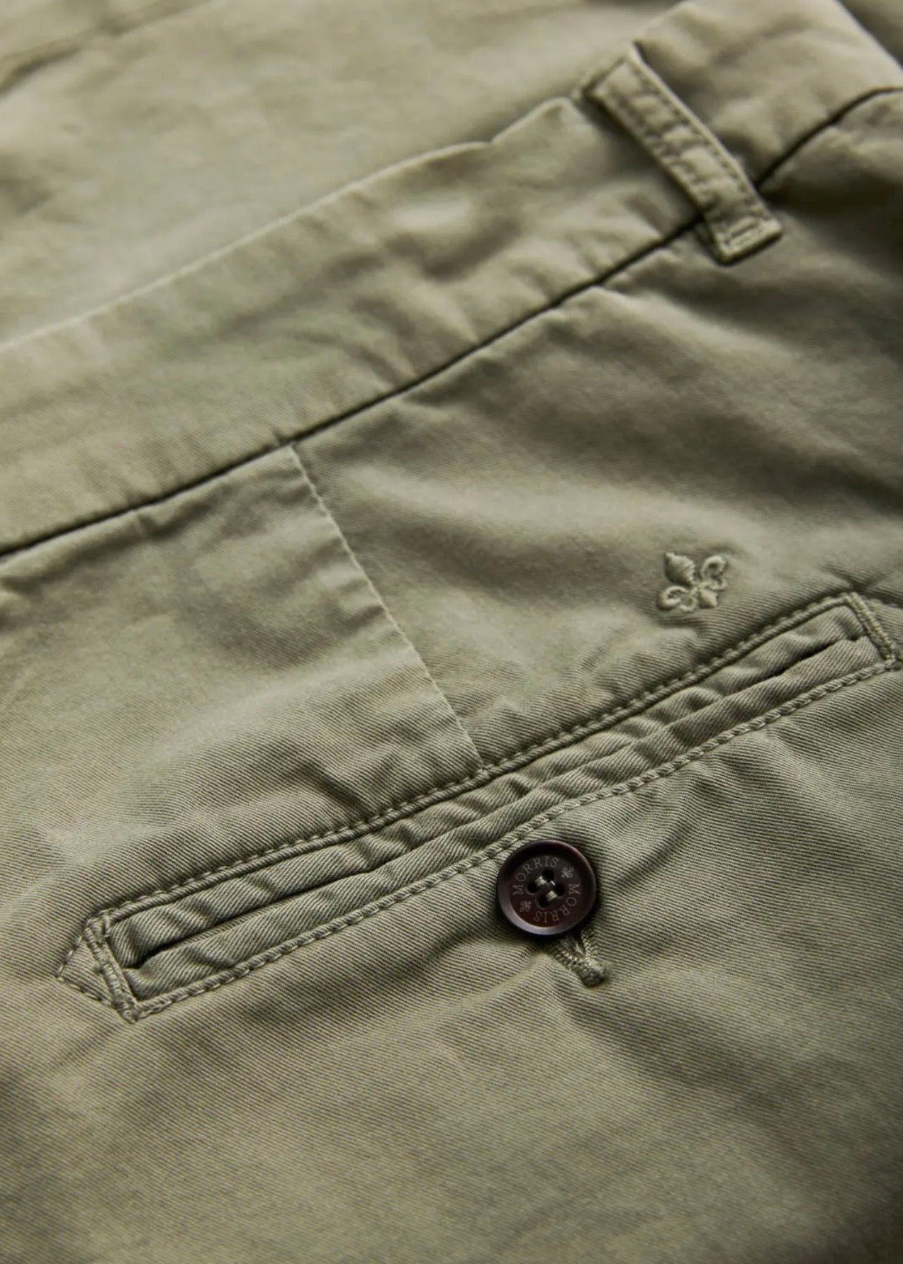 Jeffrey Summer Chino Shorts Olive