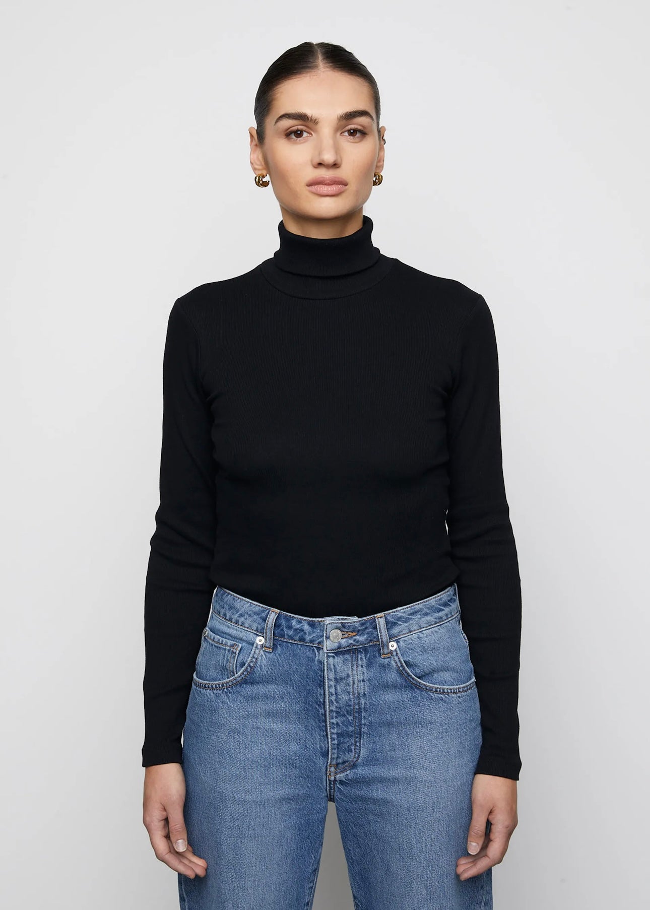 Camilla Pihl Petra Rib turtleneck - Black