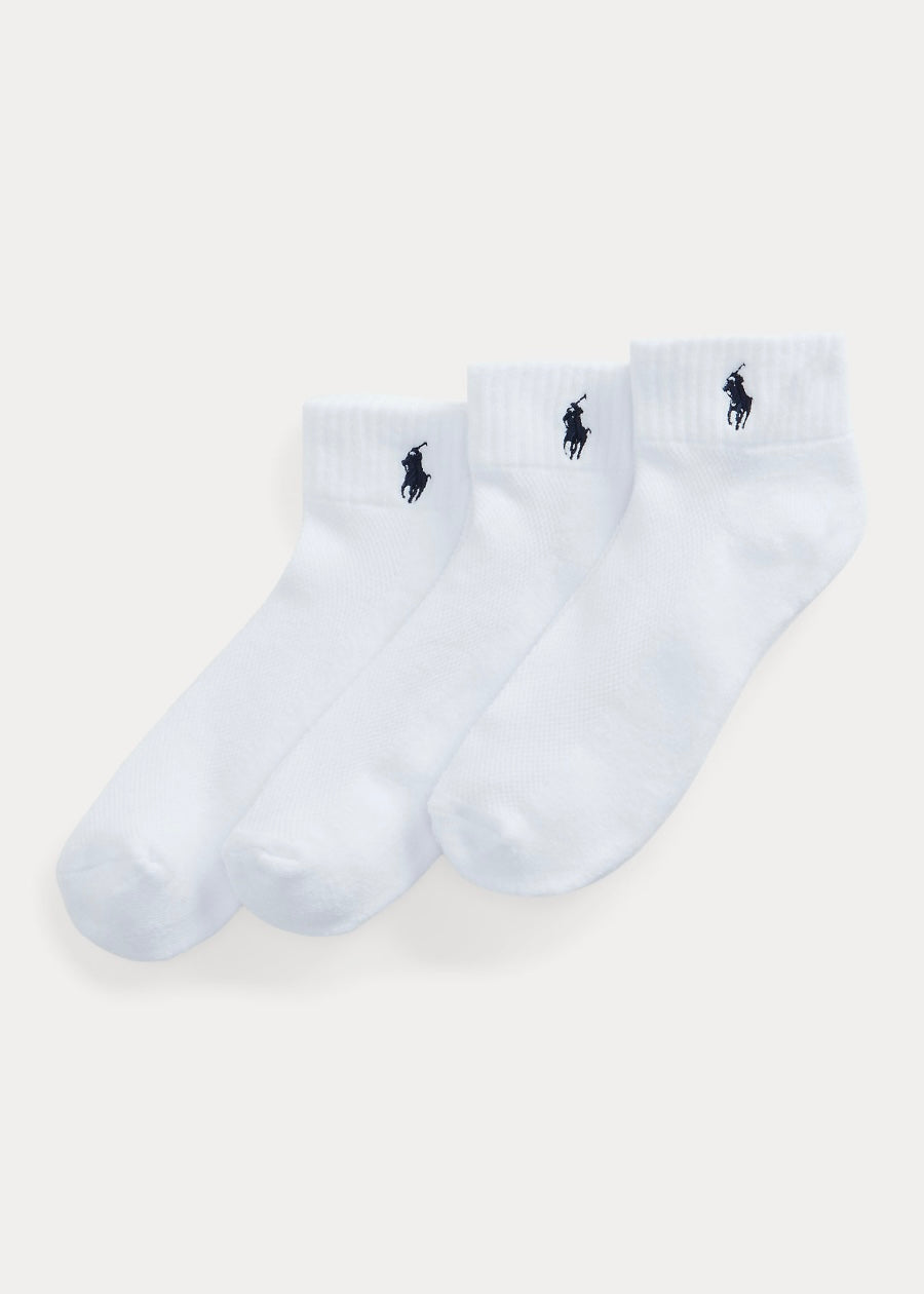 Half Ankle sock 3-pack White