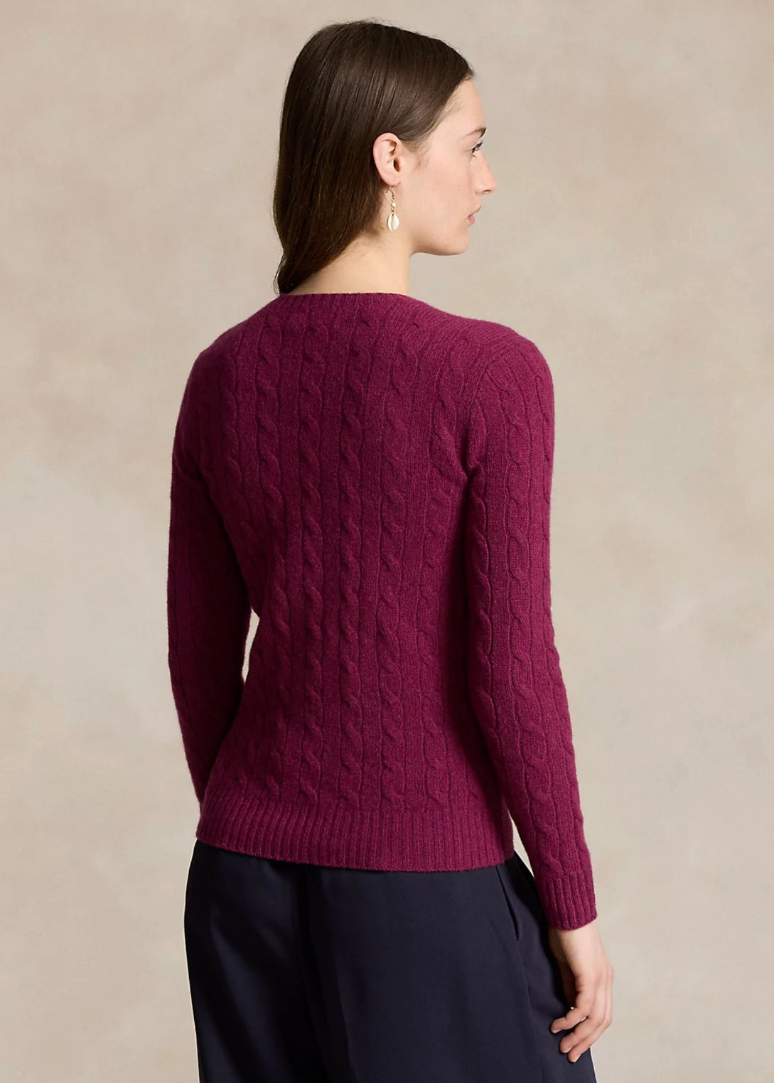 Polo Ralph Lauren Julianna sweater - Plum Heather