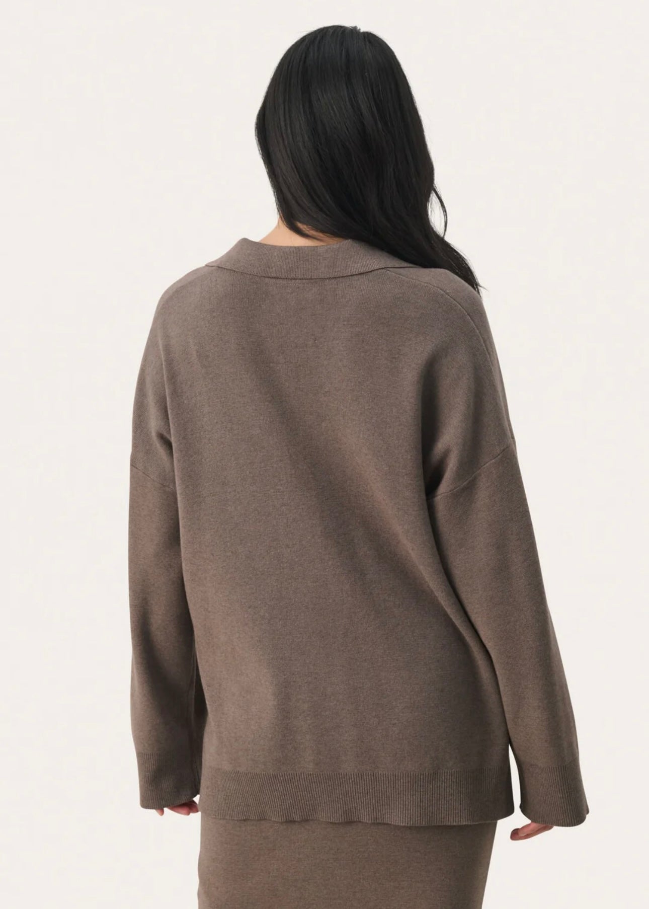 Part Two Natara sweater - Mink Melange