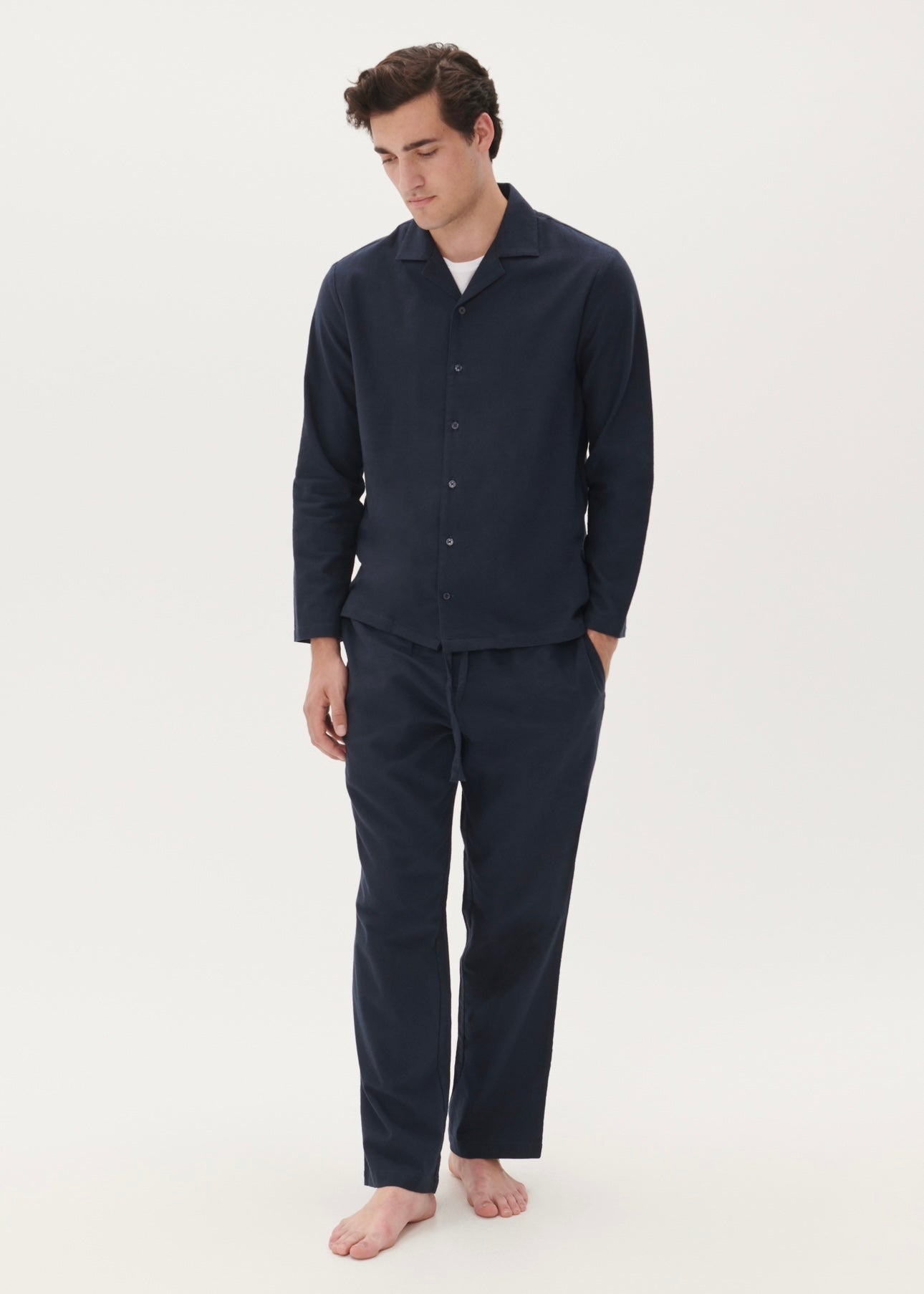 Matinique Emerson Pyjamas shirt - Dark Navy Melange