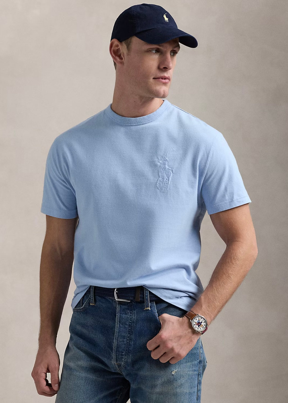 Ralph Lauren Big Logo t-shirt - Chambray Blue