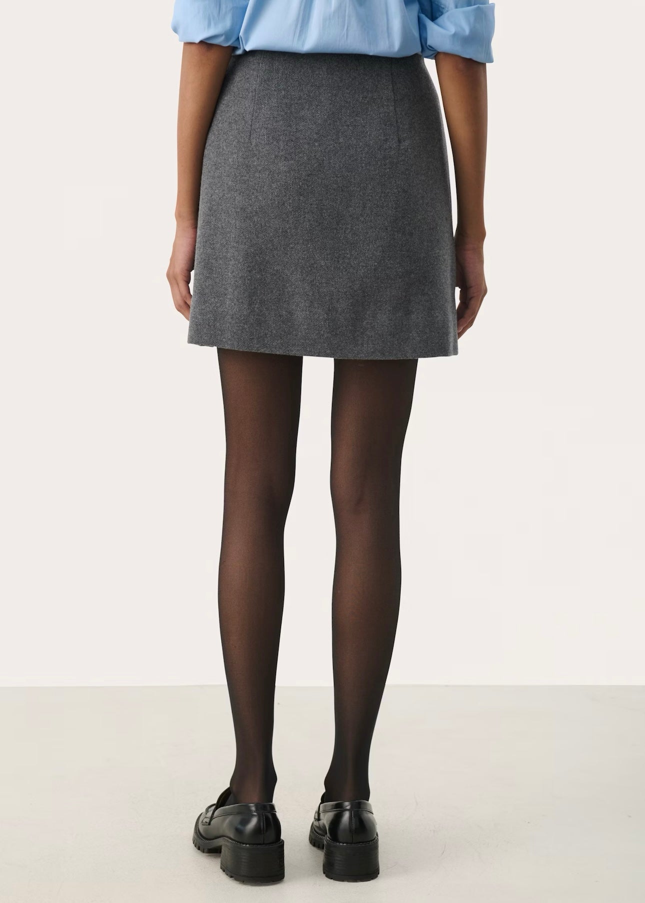 Julissa skirt Gray Flannel Melange