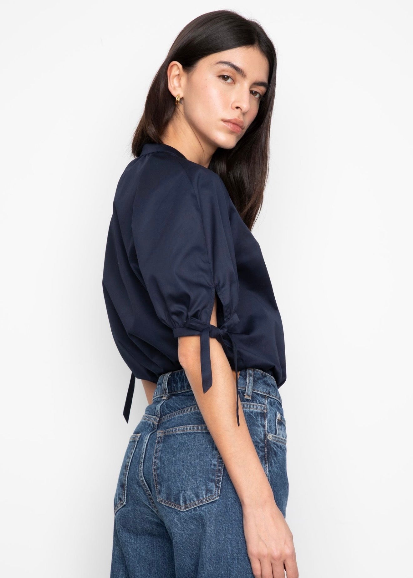 Liza Blouse Navy
