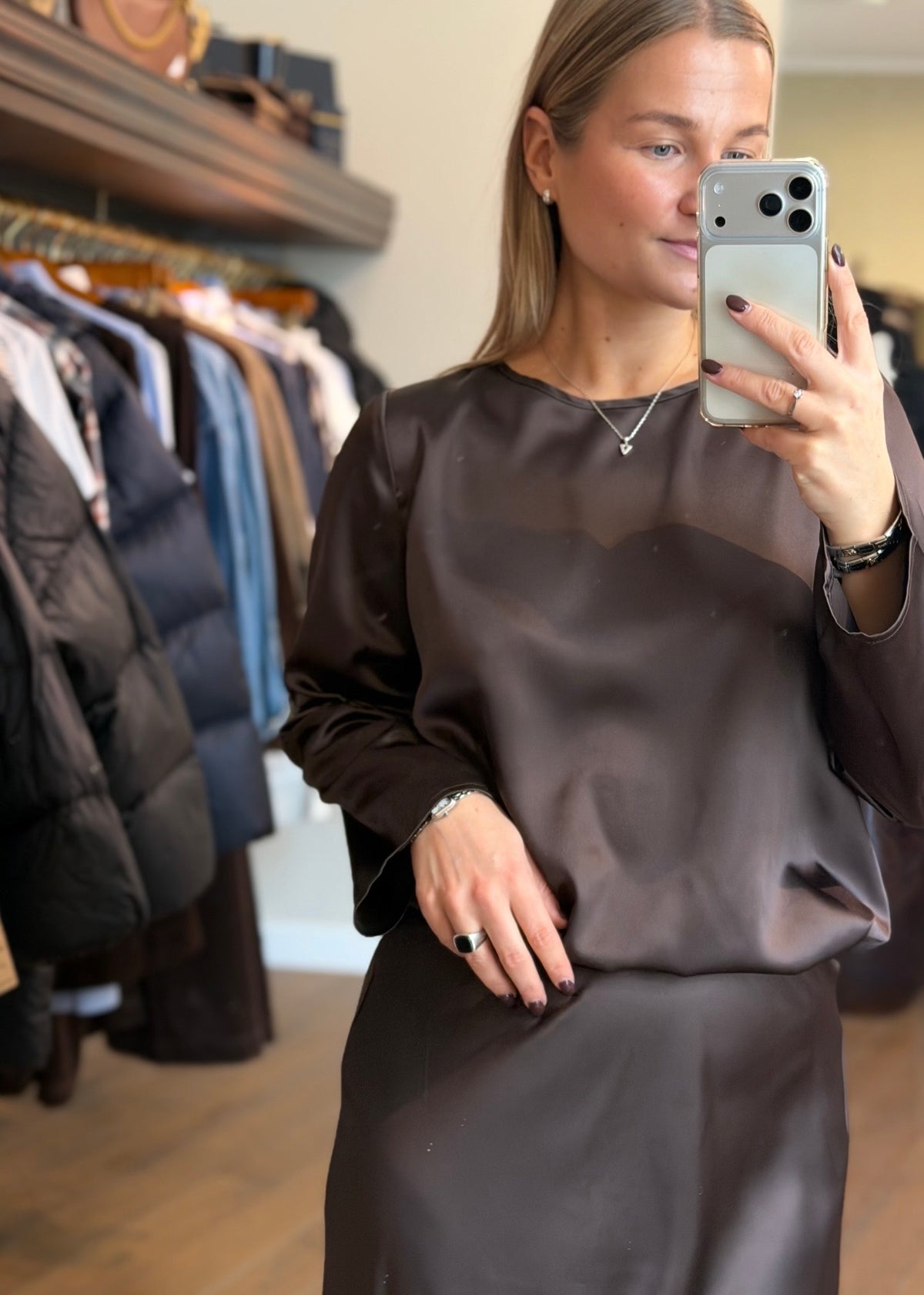 Alice Blouse Brown