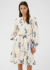 Avira Dress Blue Shadow Flower