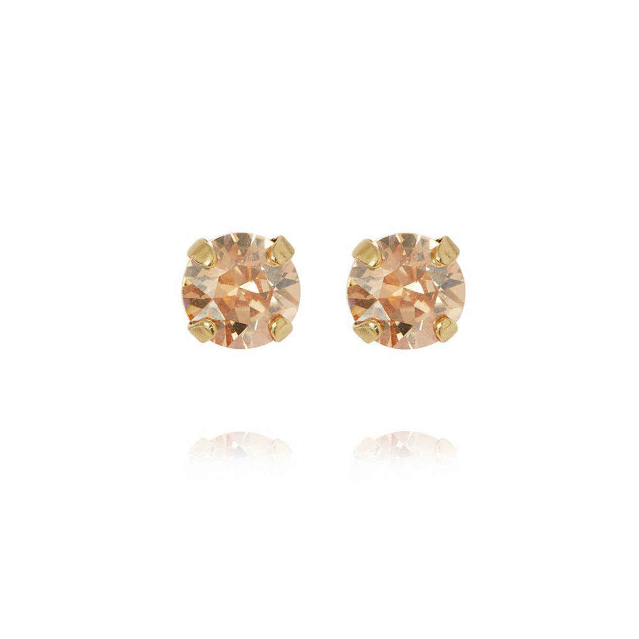 Caroline Svedbom Mini Studs earrings Gold Golden Shadow