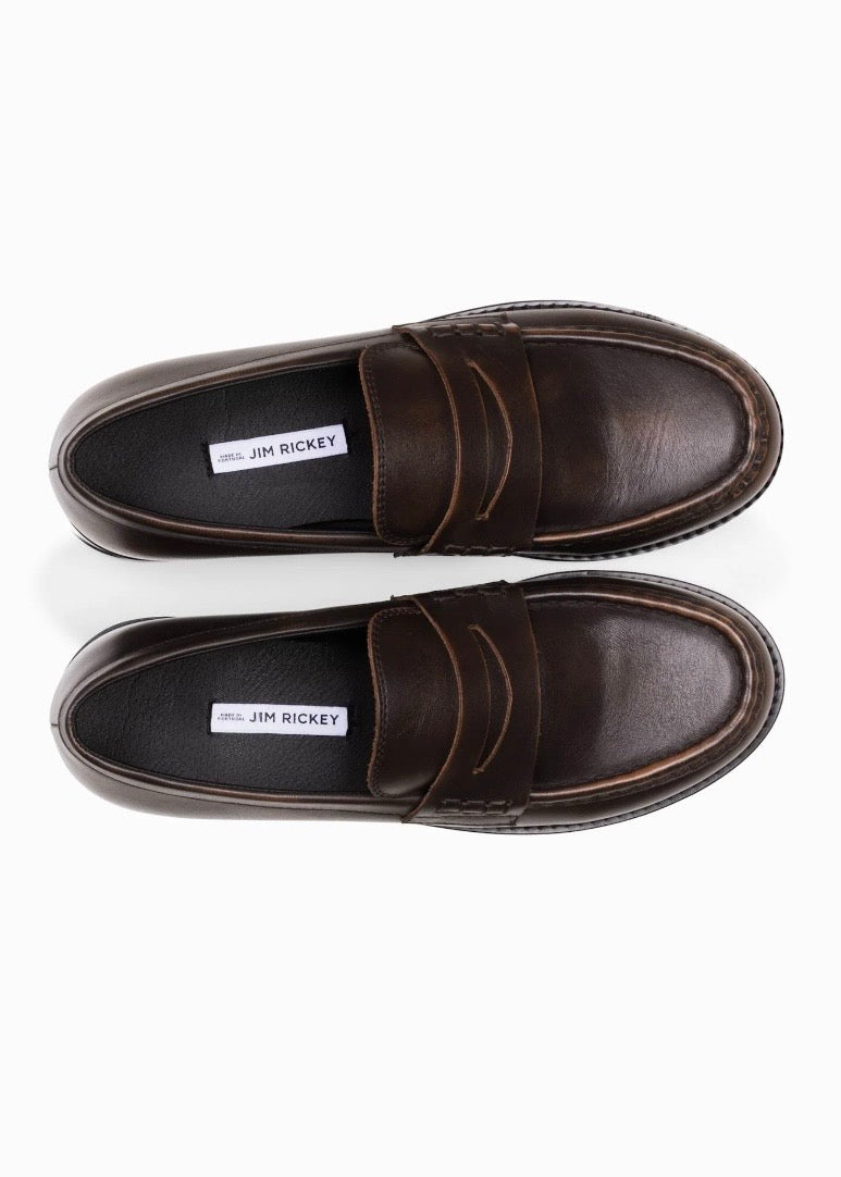 Belle Leather Dark Brown