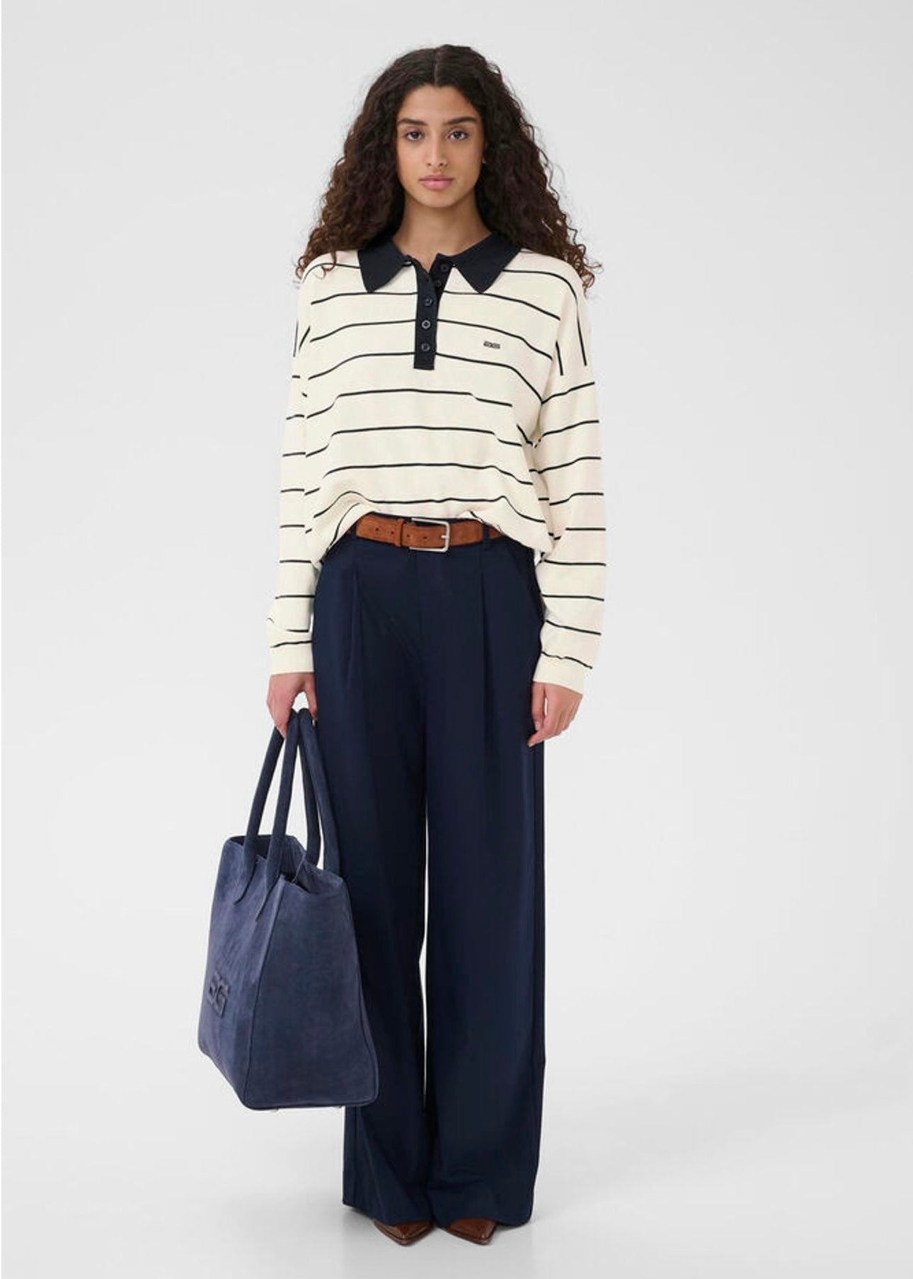 Taige Polo Pullover Egret/Skycaptain