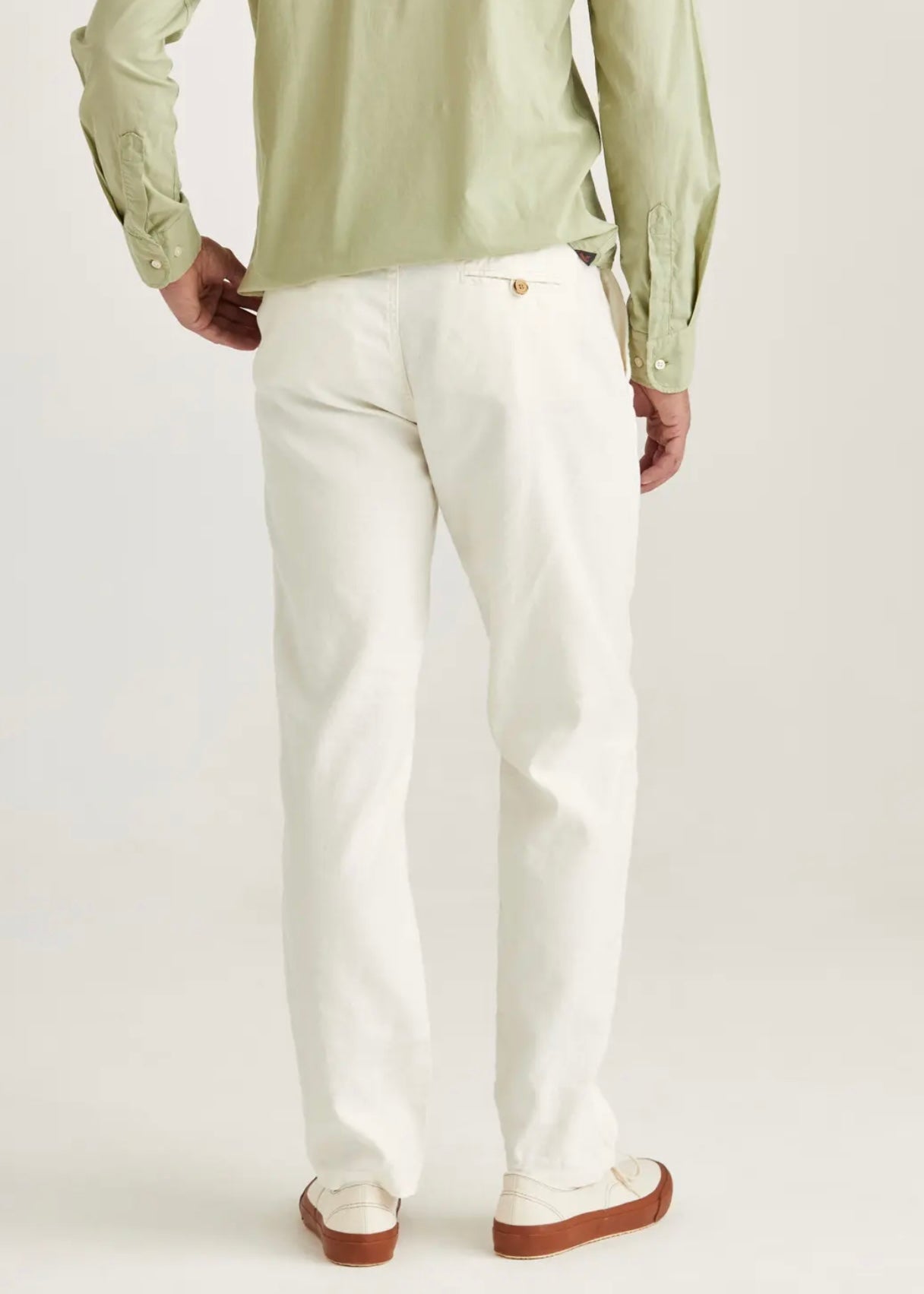 Morris Fenix Linen trouser - Offwhite