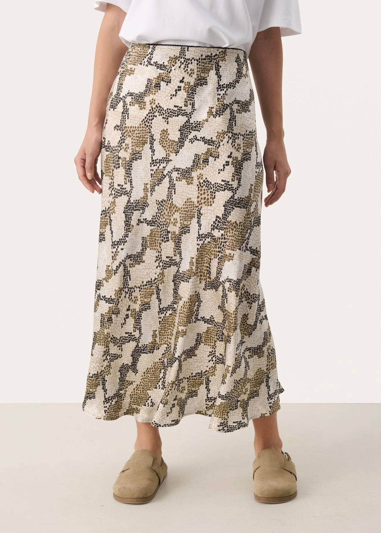 Part Two Laurina skirt - French Oak Snake