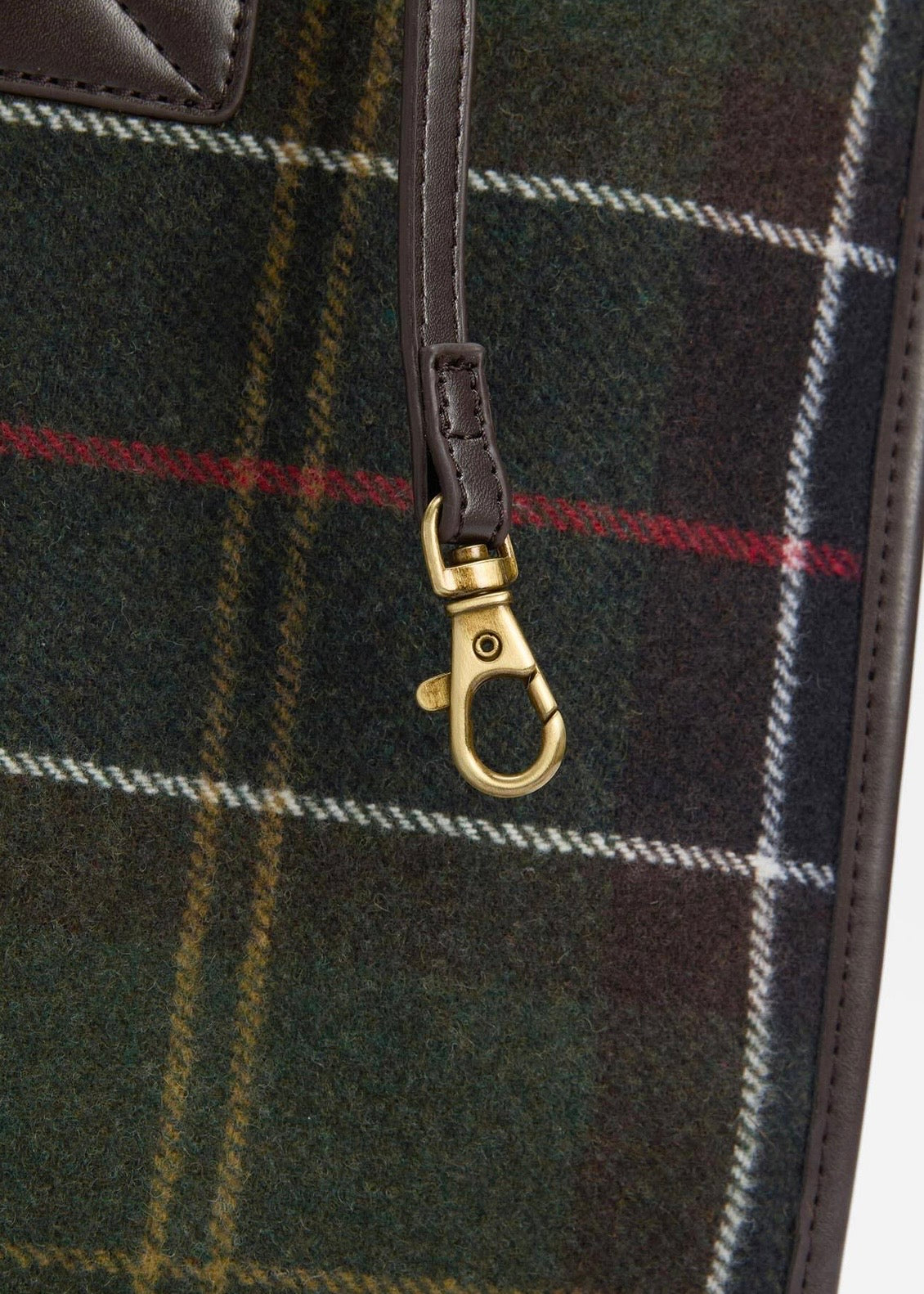 Turnberry Tartan Tote Bag Olive