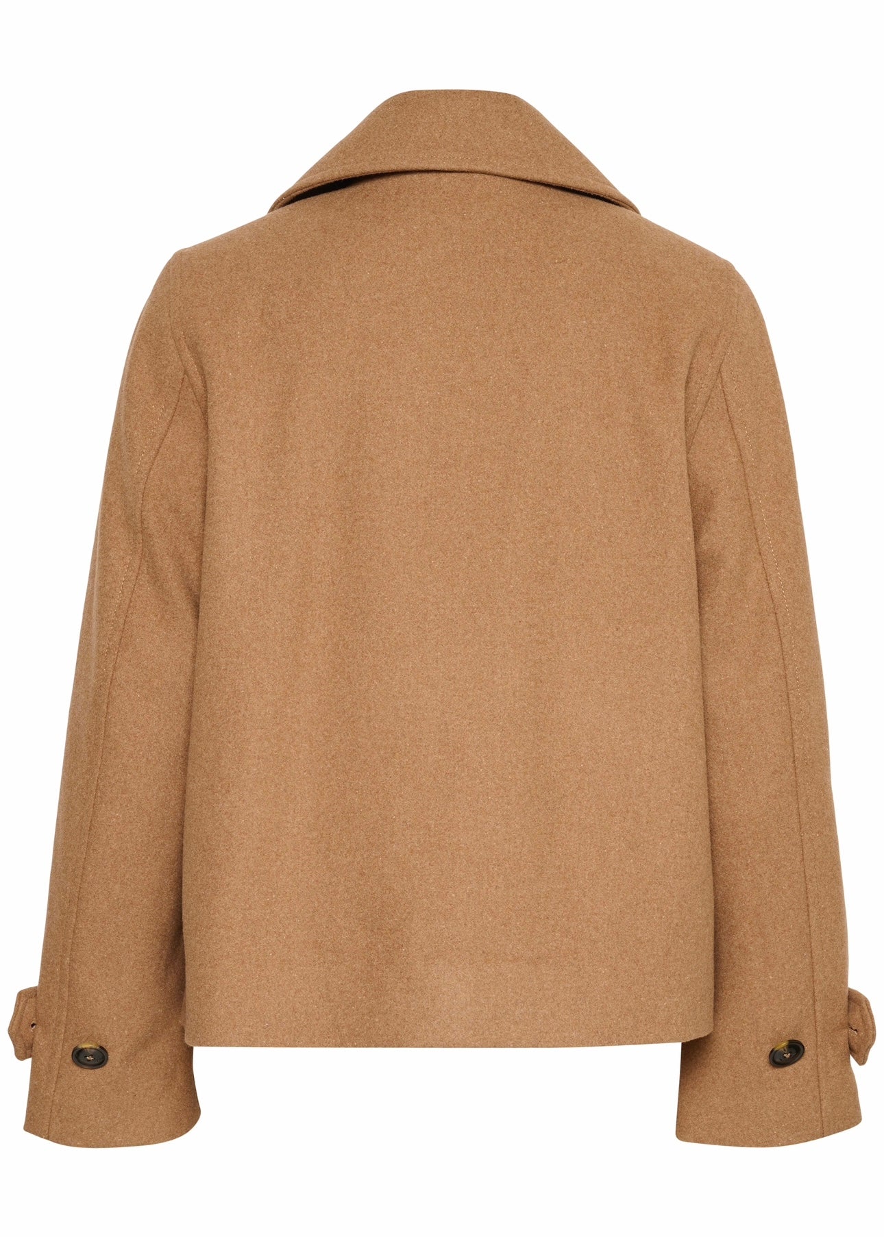 Part Two Lillian coat - Dark Camel Melange