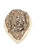 Cotton-Viscose Scarf Cream
