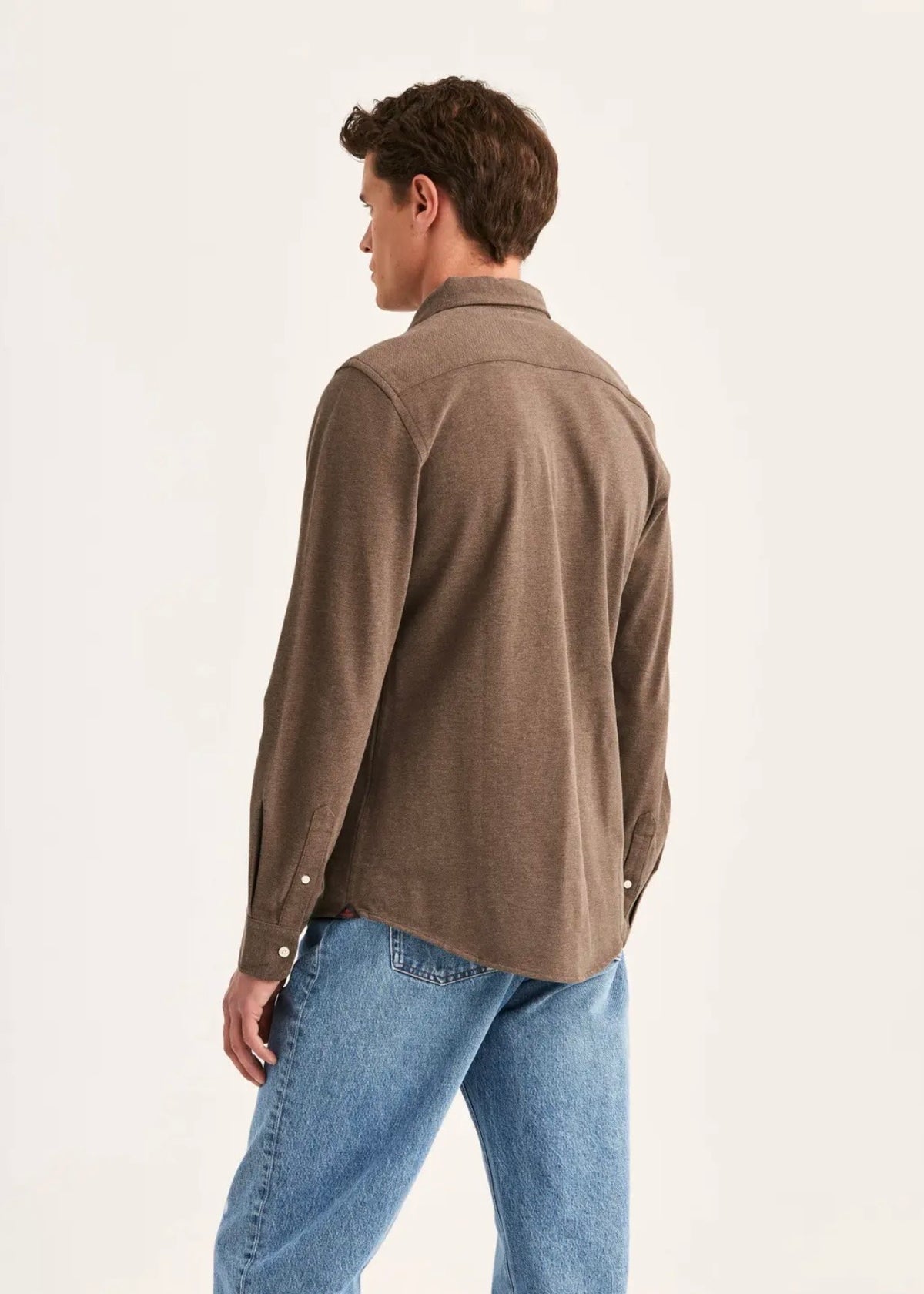 Camden Piqué Shirt Brown