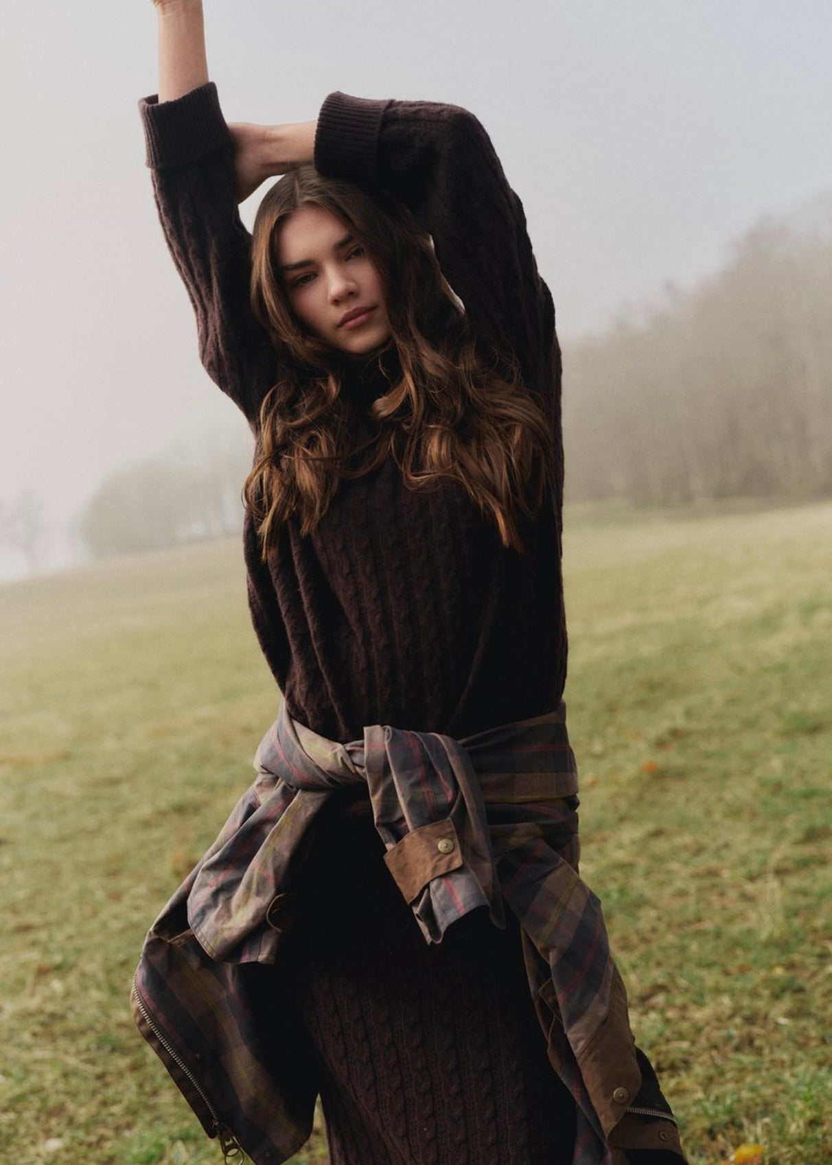 Tilda Merino sweater Dark Brown