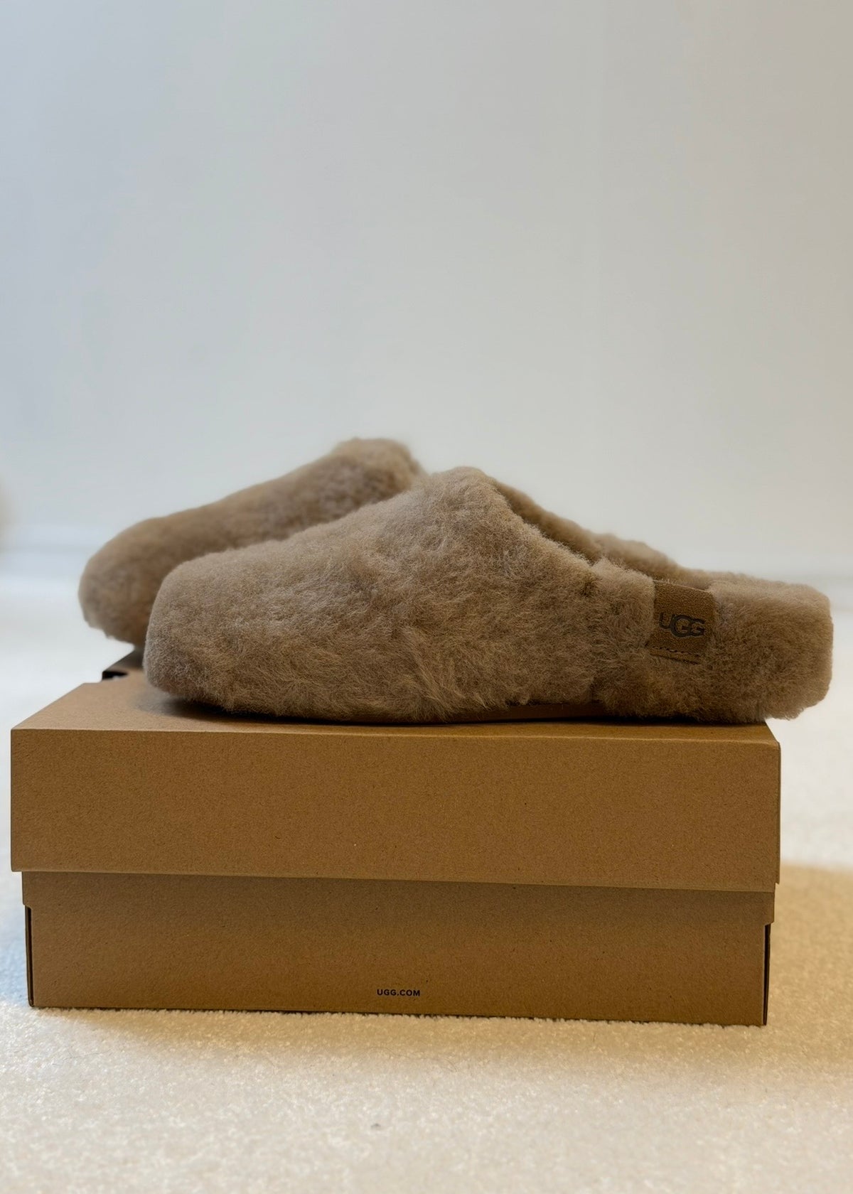 W Elea Fluffed Slip-On Light Bronze