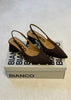BIAMaralyn Slingback Satin Brown