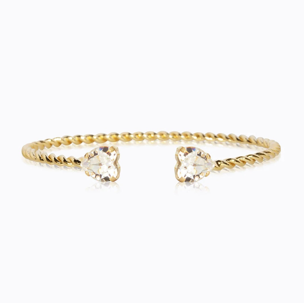 Caroline Svedbom Valentina bracelet Gold Crystal