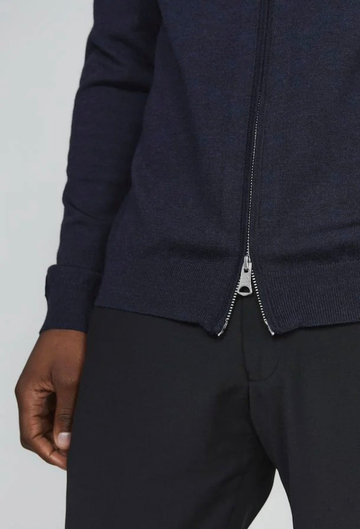 Matinique Mason cardigan - Dark Navy Melange