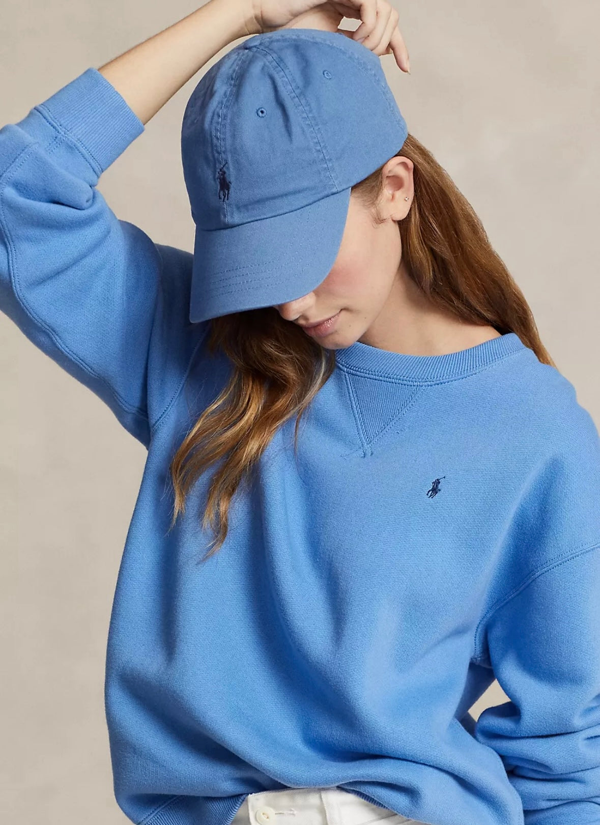 Polo Ralph Lauren College crewneck - Summer Blue