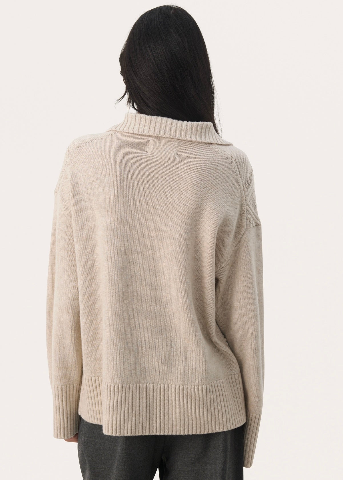 Part Two Mereta sweater - French Oak Melange