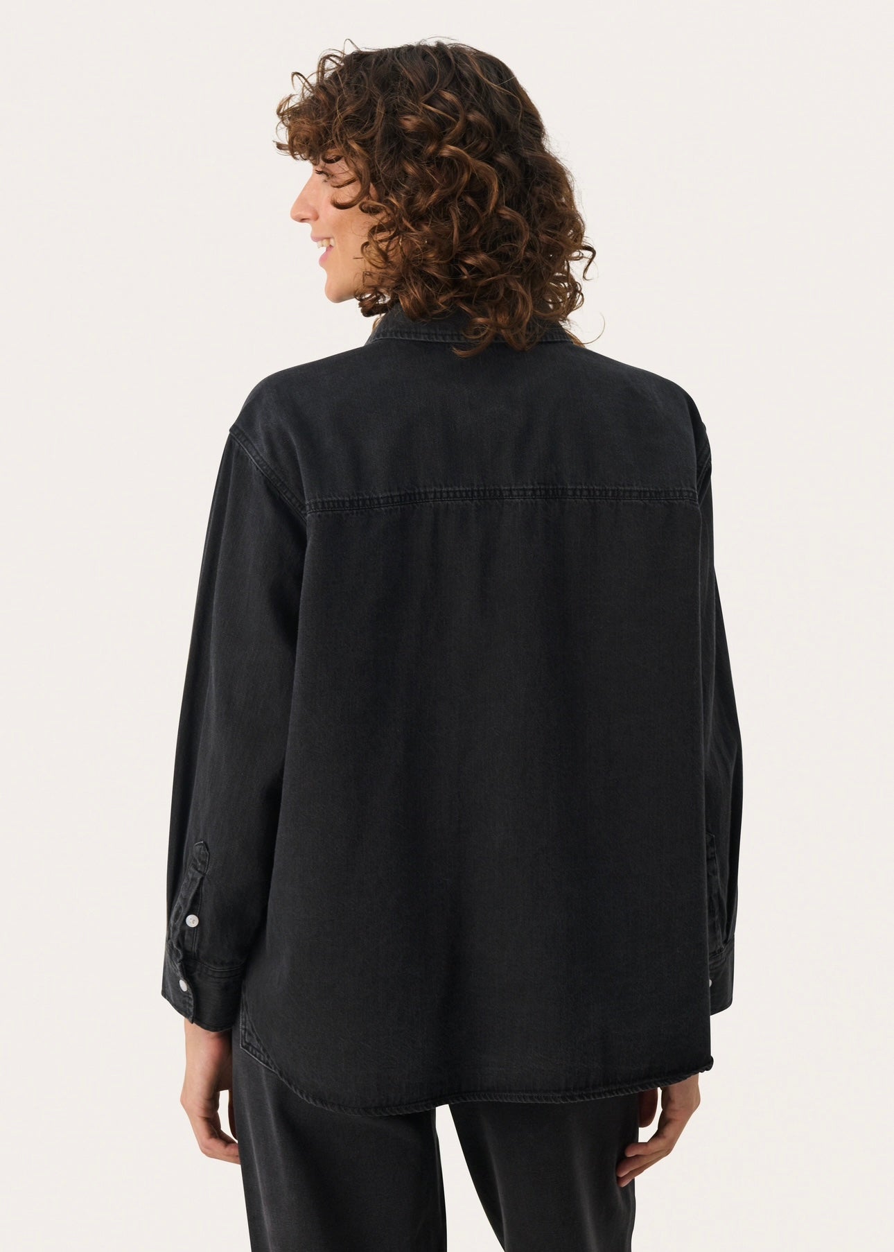 Part Two Collette shirt - Washed Black Denim