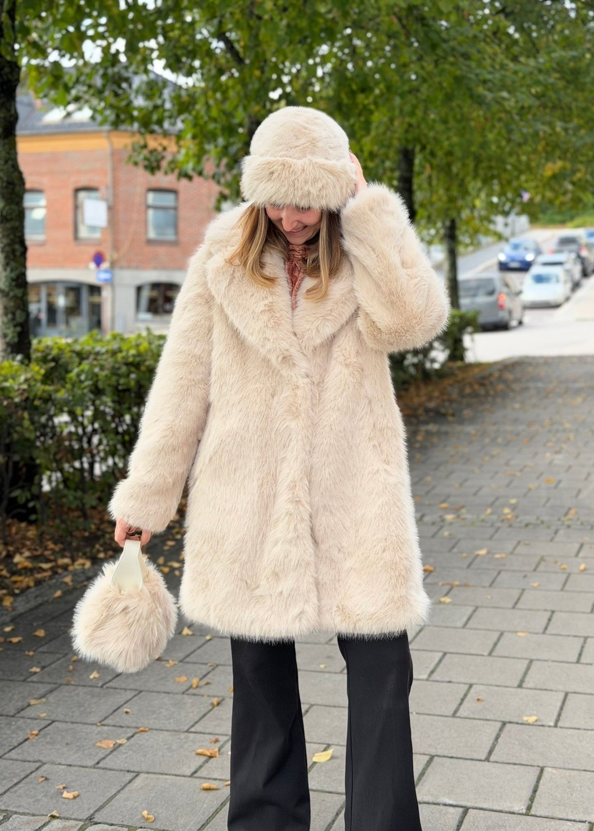 St. Moritz Fuskepels Jakke Lys Beige