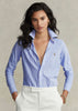 Slim Fit Knit Oxford Shirt Harbor Island Blue/White