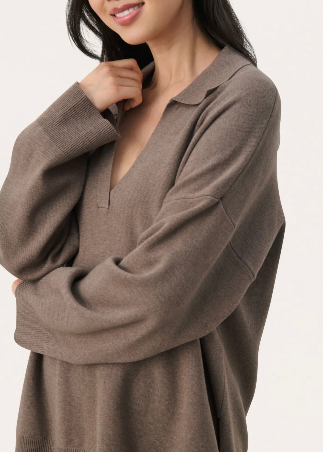 Part Two Natara sweater - Mink Melange