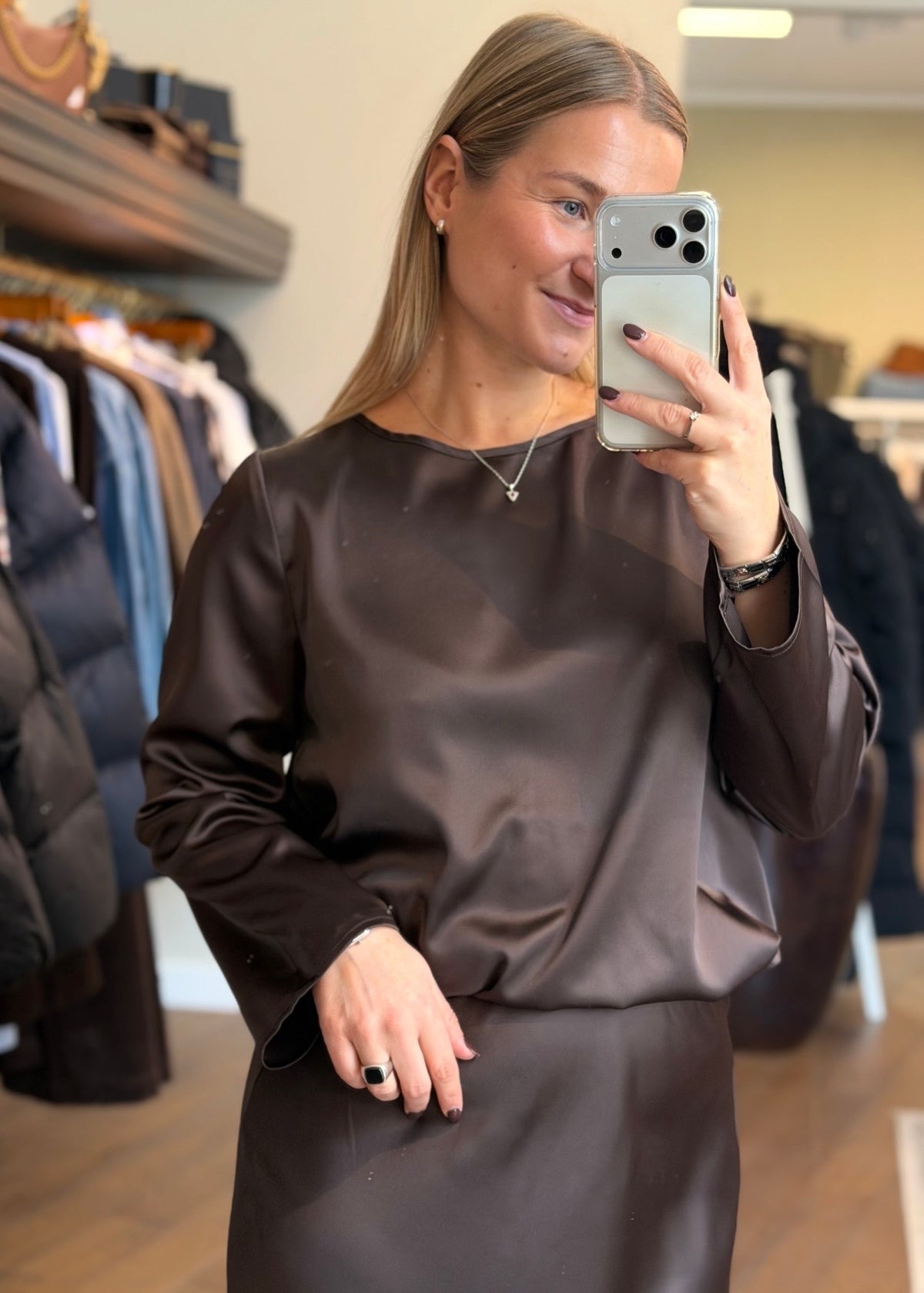 Alice Blouse Brown