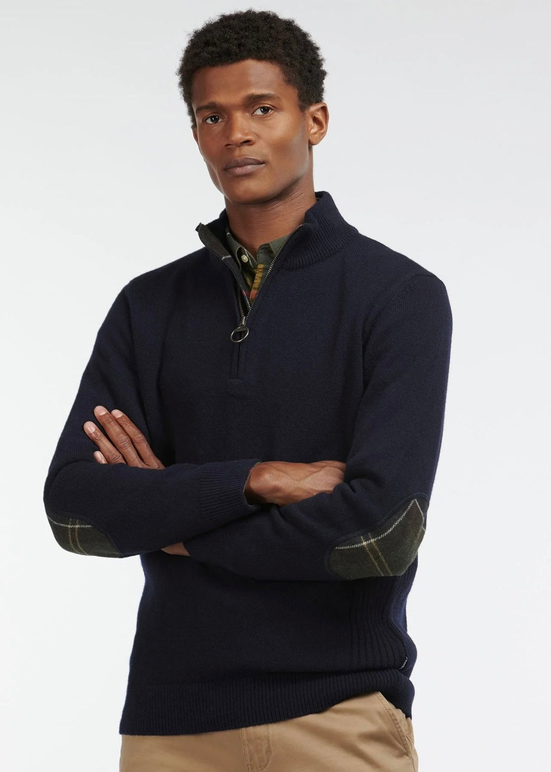 Barbour Holden Half zip - Navy