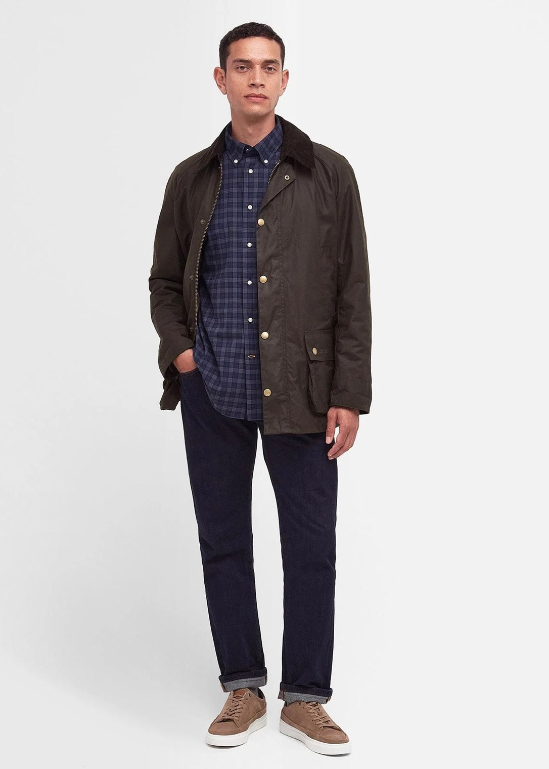 Barbour Ashby Wax jacket - Olive