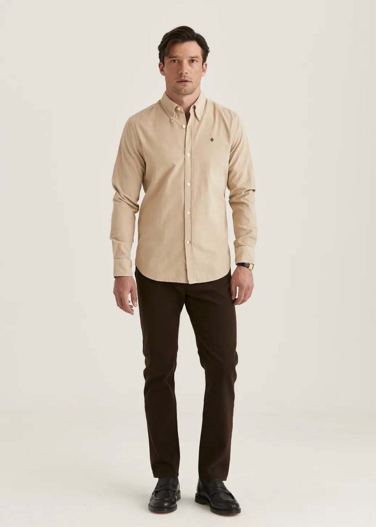 Morris Douglas Cord shirt - Khaki