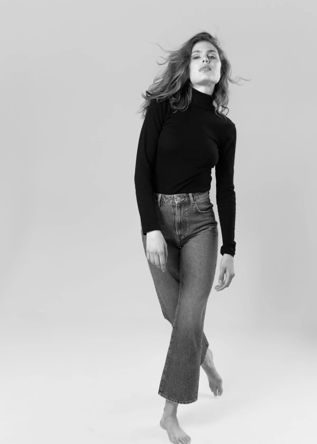 Camilla Pihl Petra Rib turtleneck - Black