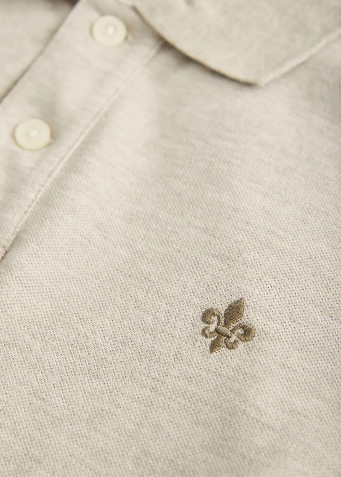 Morris Camden Longsleeve polo - Khaki