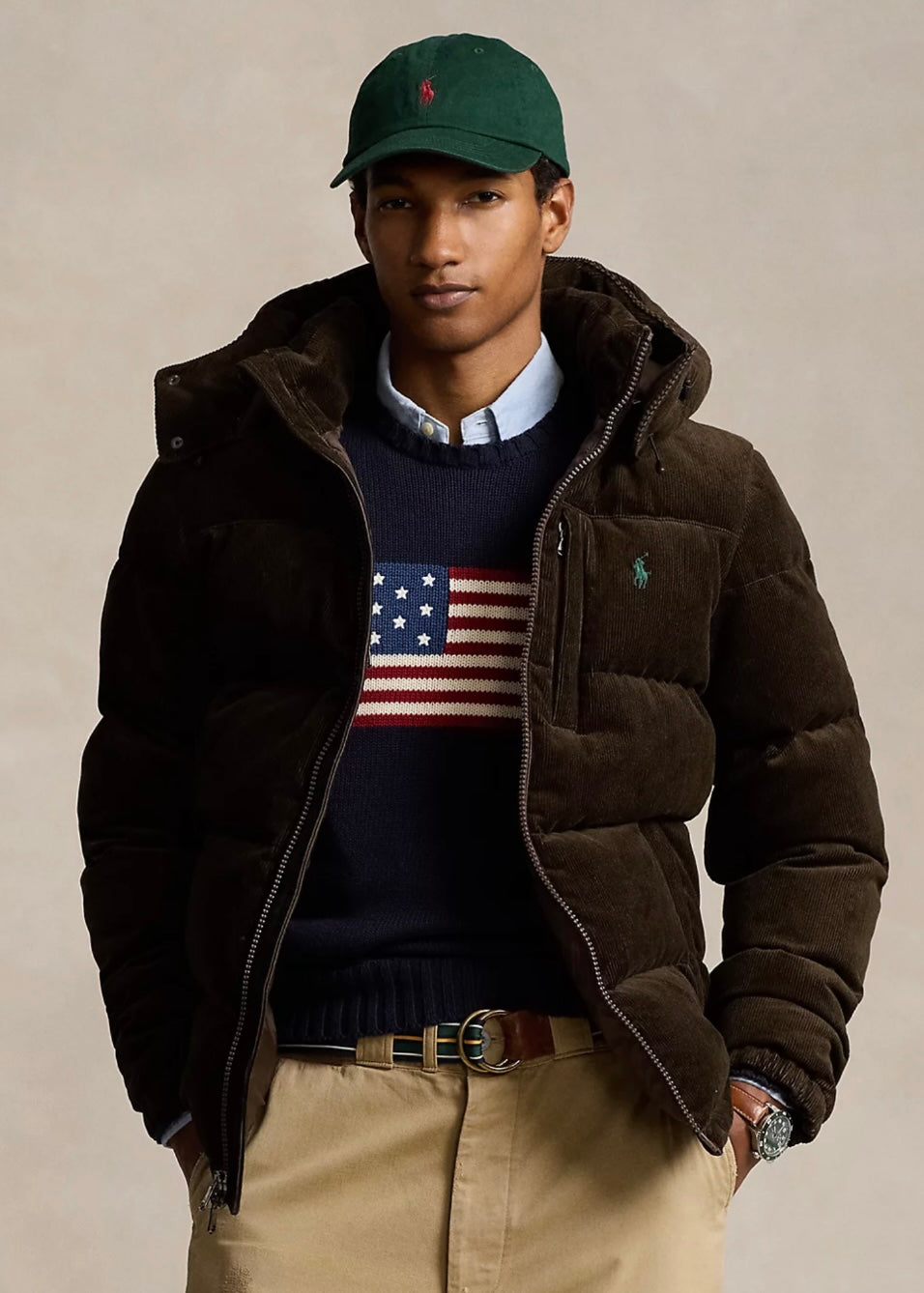 Polo Ralph Lauren Cord jacket - Dark Beech