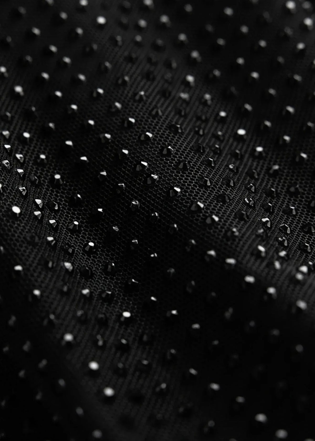 Jamie Rhinestone Dress Black
