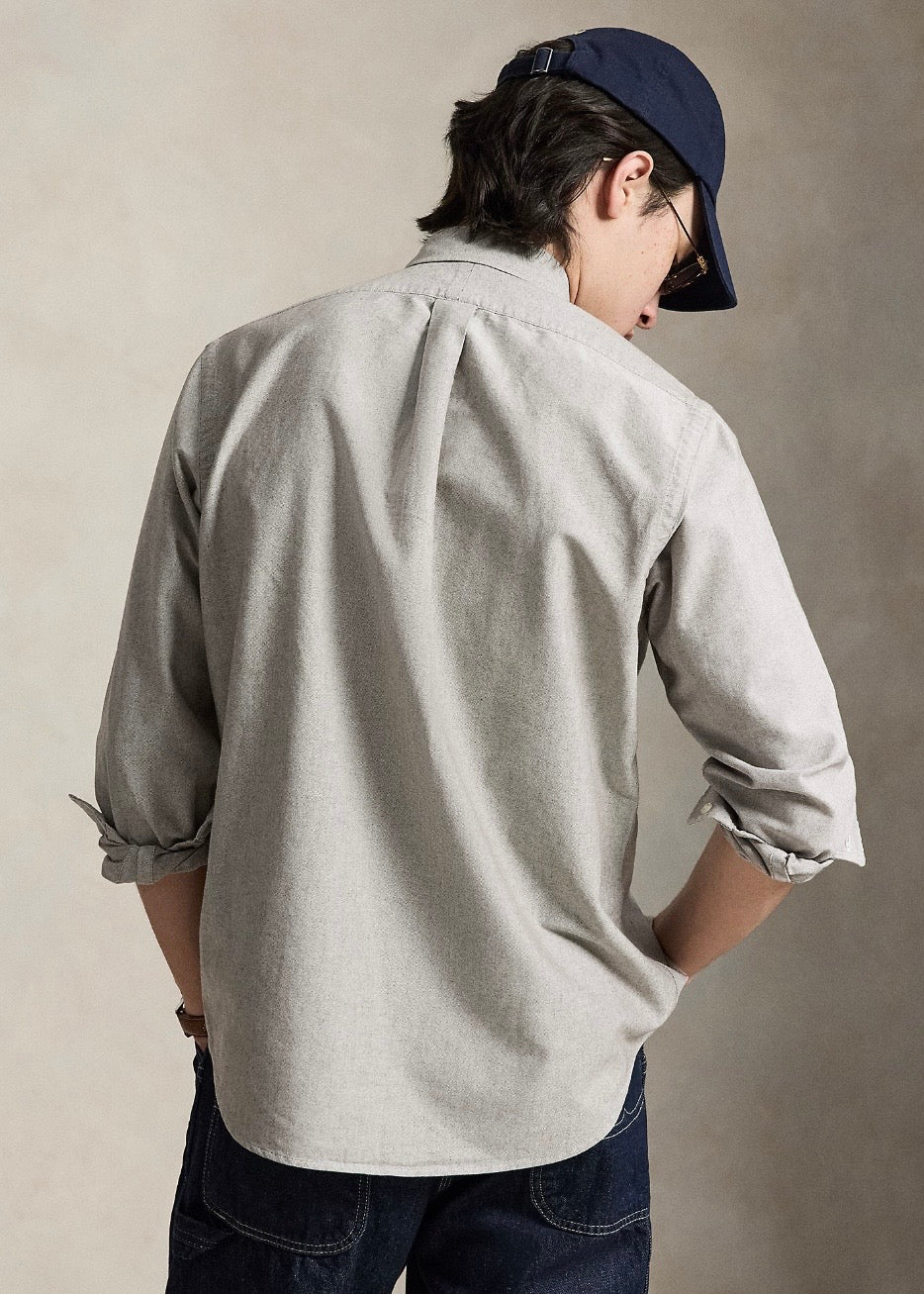 Custom Fit Oxford Shirt Nutmeg Brown