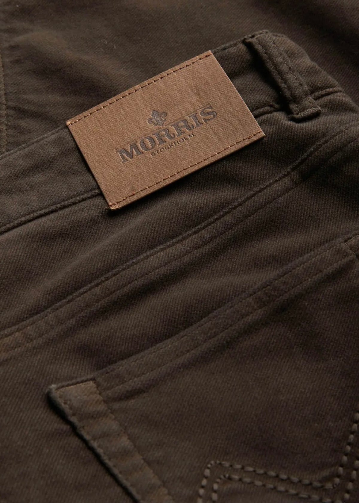 James Winter Twill 5-Pocket Brown