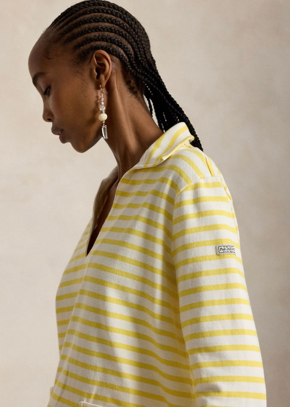 Striped Mariner Tee Sunfish Yellow