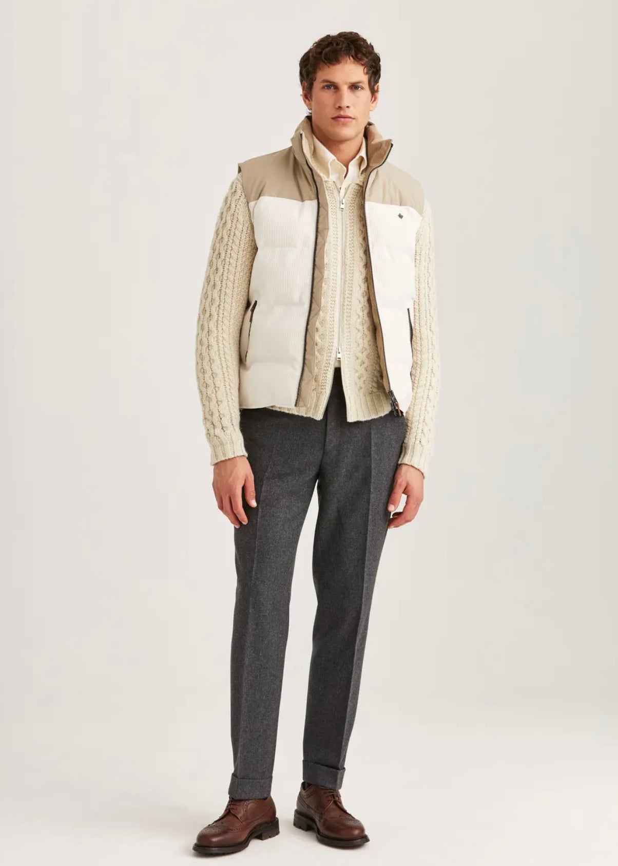 Catton Puffer vest Offwhite