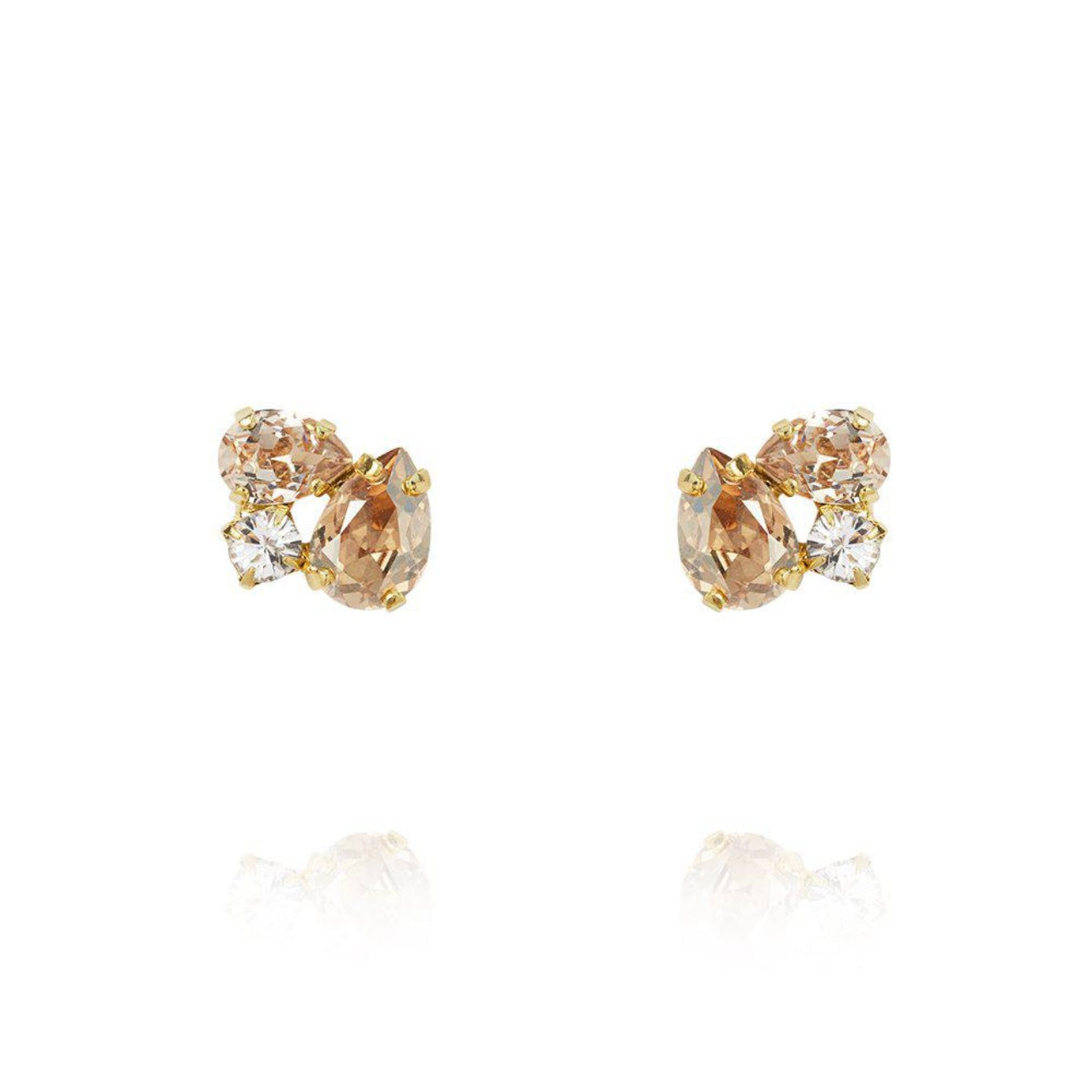 Caroline Svedbom Alisia earrings Gold Golden Shadow