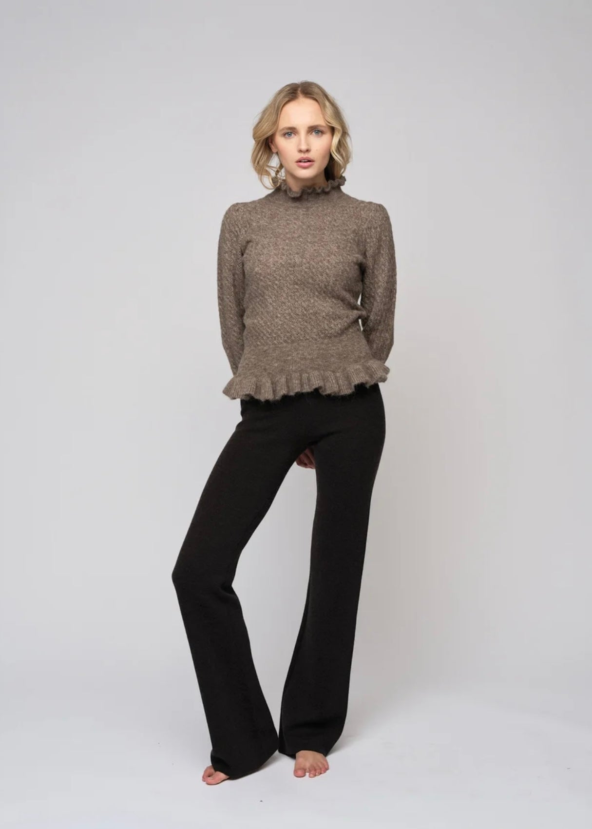 Ella&il Vienna Alpaca sweater - Walnut