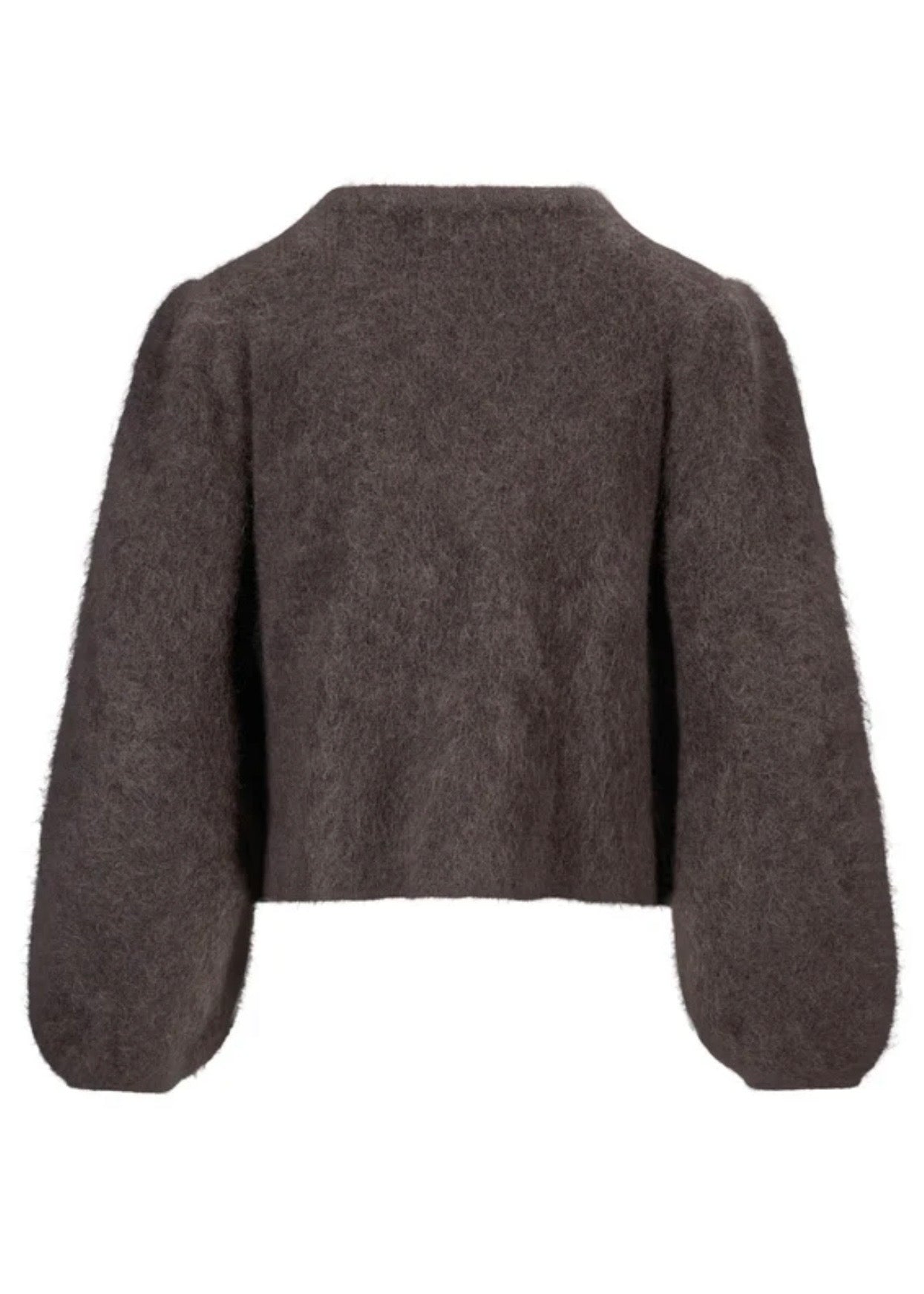 Amelia Chunky Cardigan Dark Brown