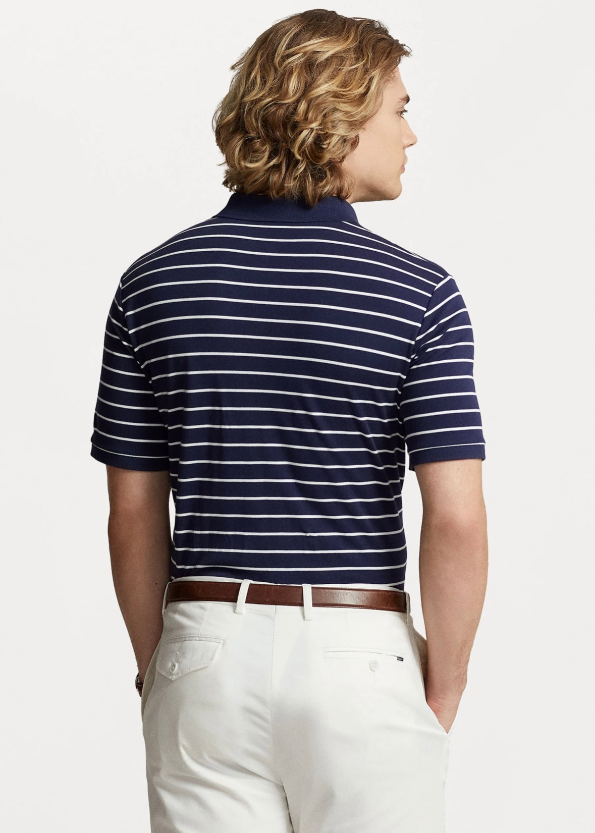 Polo Ralph Lauren Interlock pique - Refind Navy/White