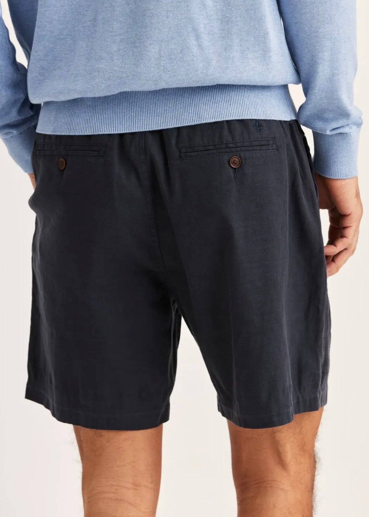 Fenix Linen Shorts Blue